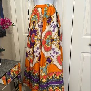 Beautiful colorful full flowing skirt